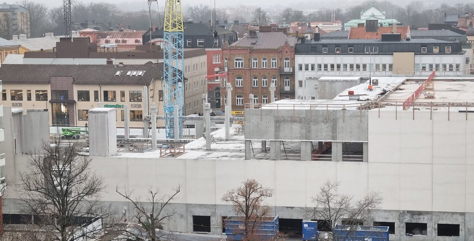 De outnyttjade delarna av Boulevard demonteras och återbrukas